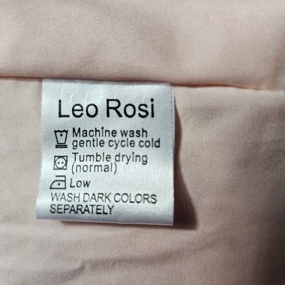 Leo Rosi Women's Lace Tank Top Sleeveless Pink Loose Chiffon Blouse Medi⦠- Picture 8 of 14